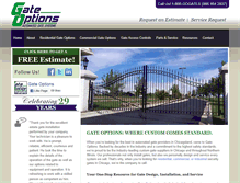 Tablet Screenshot of gateoptions.com